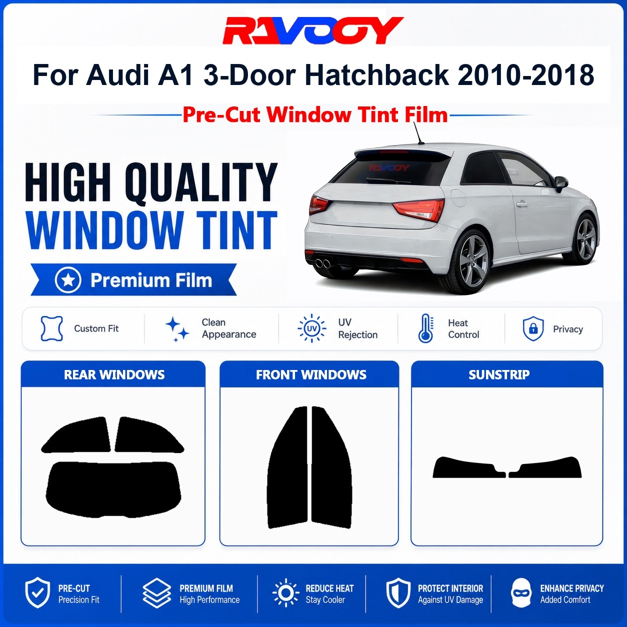 Premium Pre-Cut Window Tint Fo - Privacy Screen Protector ulasan dan harga