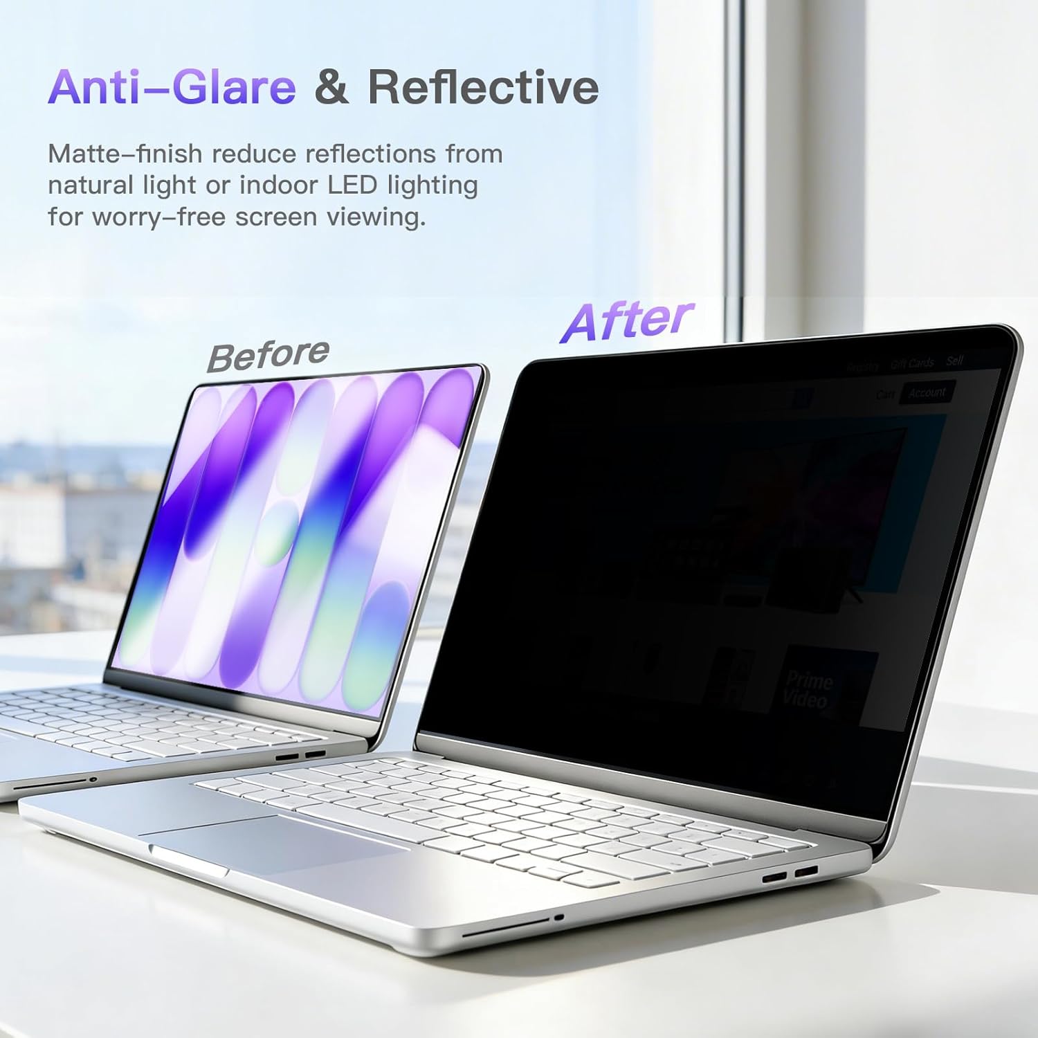 Privacy Screen Protector For A - Matte Anti Glare Screen ulasan dan harga