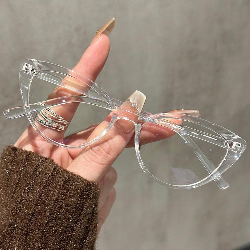 Small Cat Eye Eyeglasses Women - Anti Blue Light Film ulasan dan harga