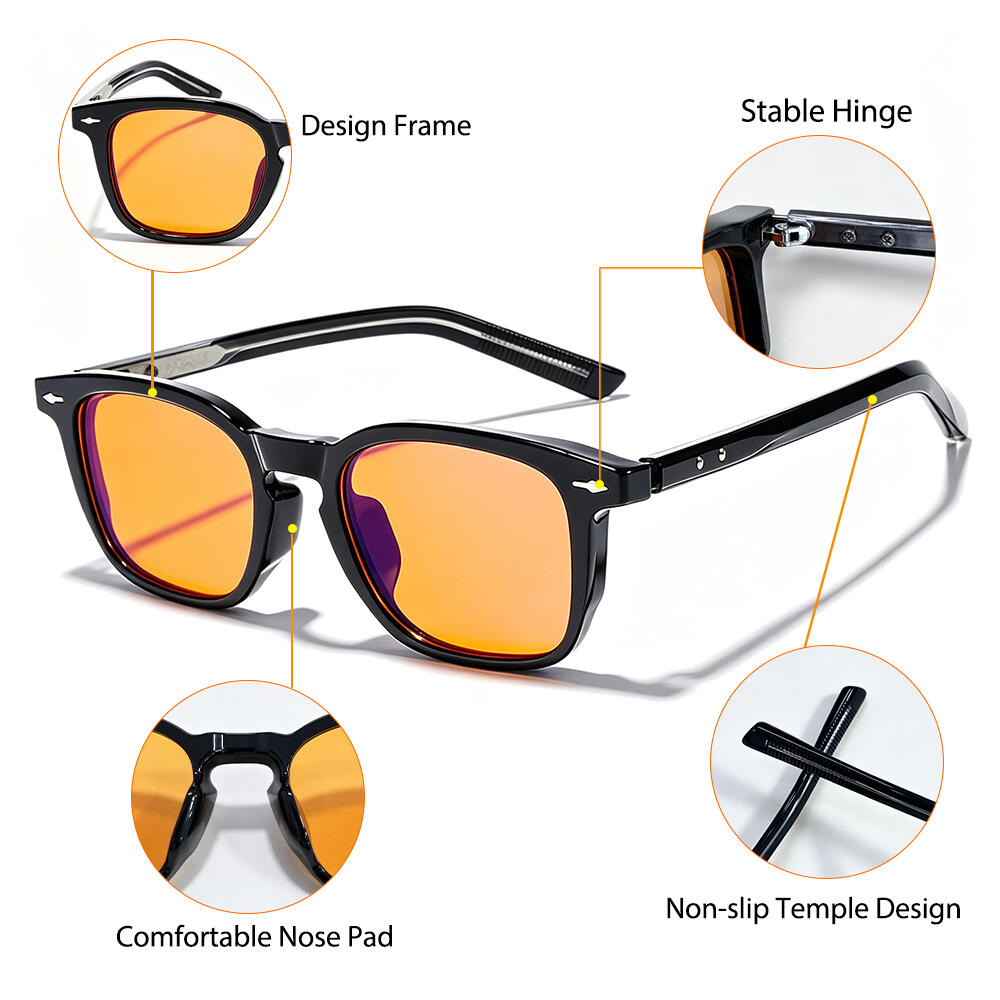 HBK Men Gaming Glasses with 99 - Anti Blue Light Film ulasan dan harga